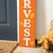 Glitzhome® 35.5" Fall & Halloween Reversible Wood Tag Porch Sign